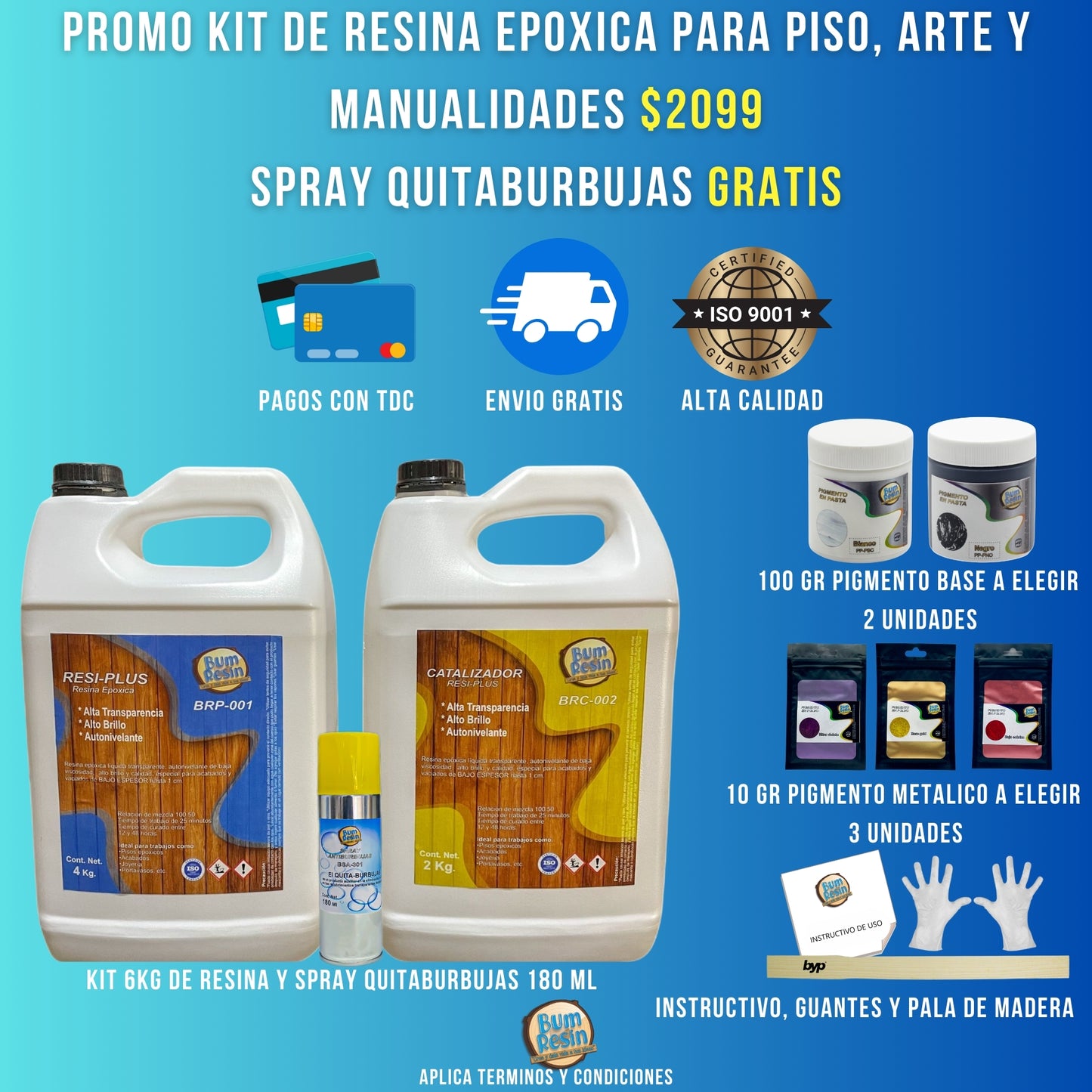 Kit de Resina Epóxica Resiplus