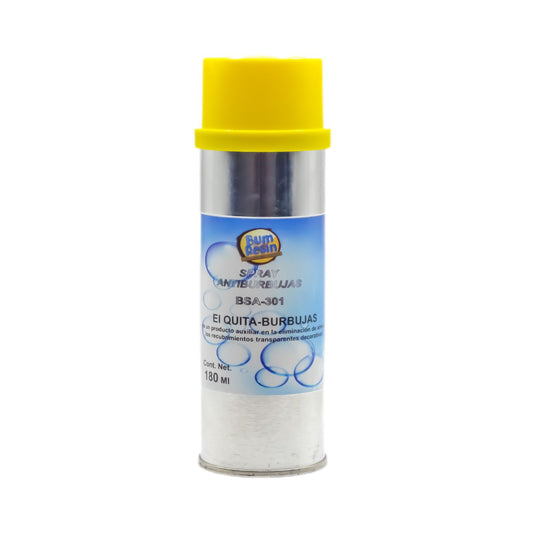 Spray antiburbujas